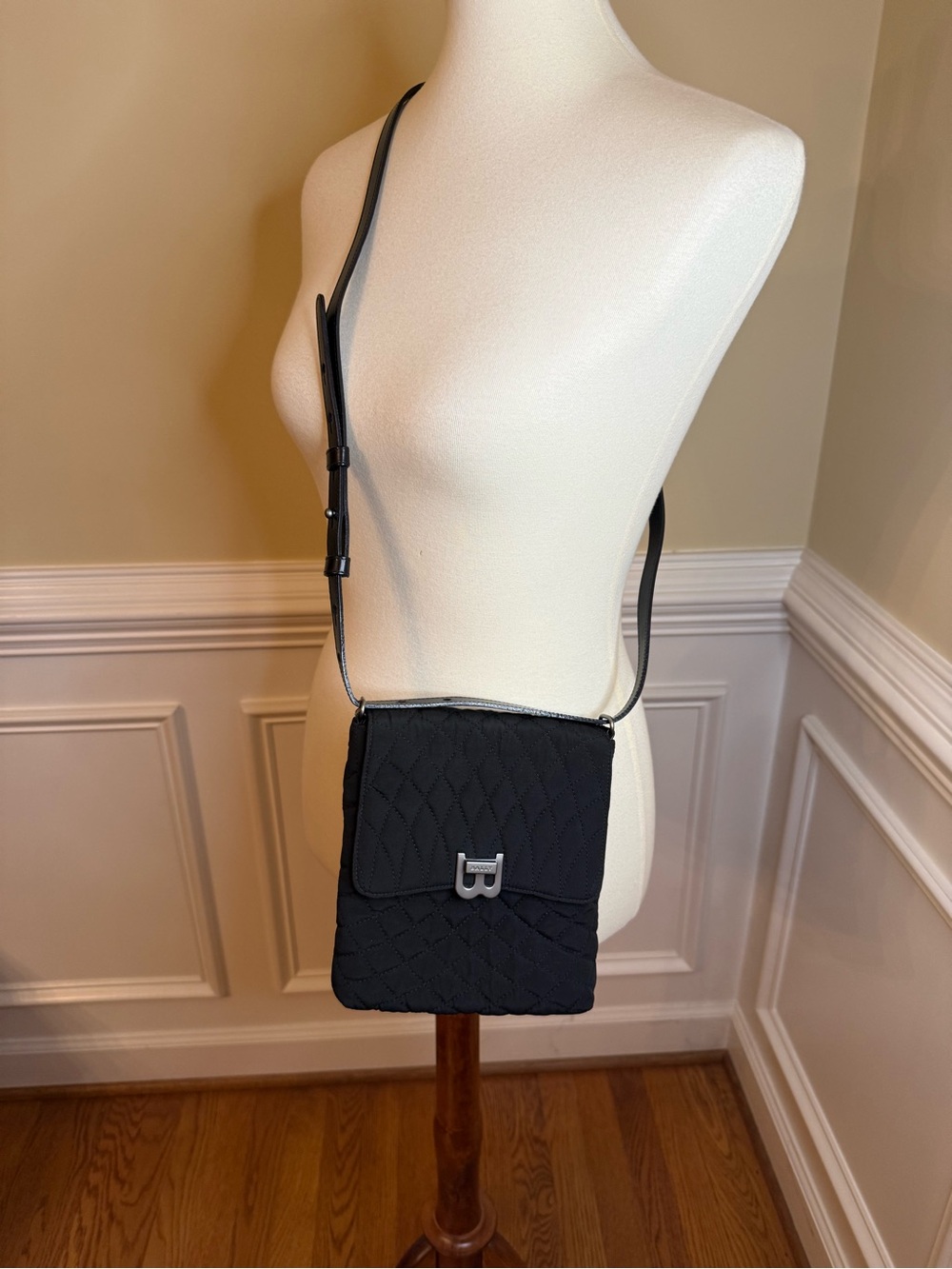 Bally Black Quilted Crossbody Bag - Women's Shoulder Bag